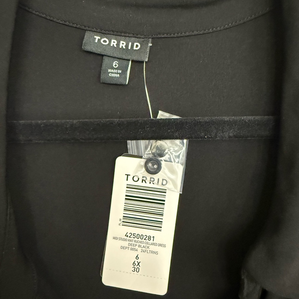 Torrid Black Midi Dress - Picture 4 of 4